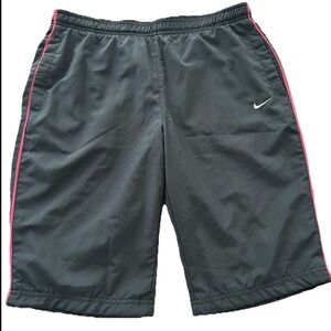 Nike Grey Pink‎ Bermuda Athletic Performance Drawstring Shorts Women’s Small 4/6